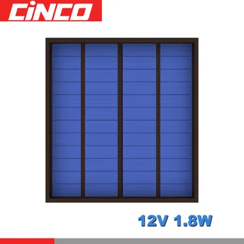 Poly Panel Solar 12V 1.8W 150mA Standard Epoxy monocrystalline Silicon DIY Battery Power Charge Module Mini Solar Cell toy
Poly Panel Solar 12V 1.8W 150mA Standard Epoxy monocrystalline Silicon DIY Battery Power Charge Module Mini Solar Cell toy