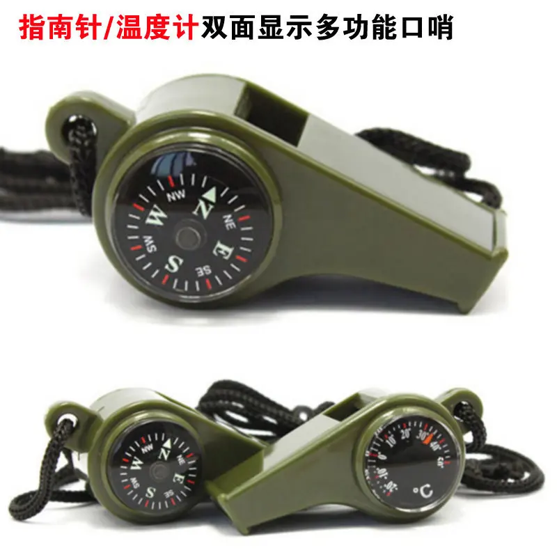 2019 Outdoor multi-function three-in-one whistle life whistle with compass thermometer game referee whistle
2019 Outdoor multi-function three-in-one whistle life whistle with compass thermometer game referee whistle