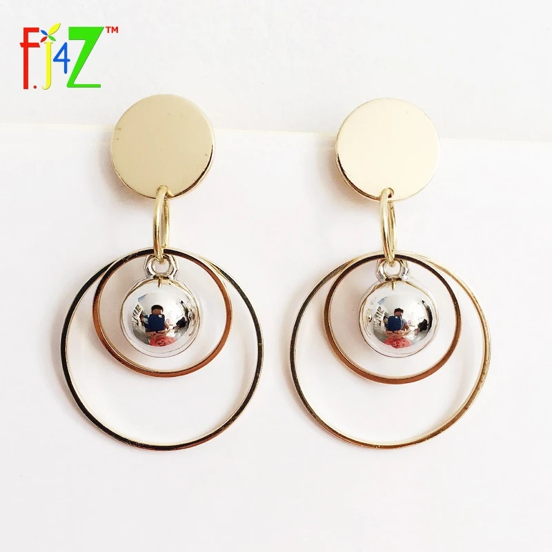 2016 Gift Earrings Fashion Trendy golden Silver Opening Circles Metal Ball Party Earrings for Women Bijoux
2016 Gift Earrings Fashion Trendy golden Silver Opening Circles Metal Ball Party Earrings for Women Bijoux