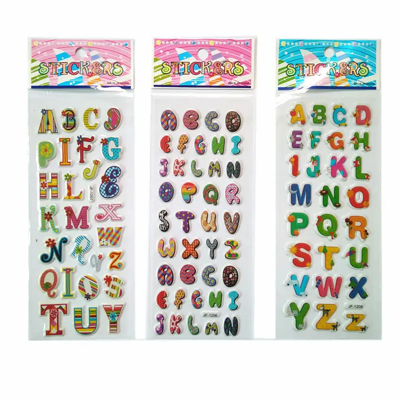Scrapbook Sticker Bubble stickers 3 sheets/lot children stickers children birthday Christmas gift English alphabet Puffy Sticker
Scrapbook Sticker Bubble stickers 3 sheets/lot children stickers children birthday Christmas gift English alphabet Puffy Sticker