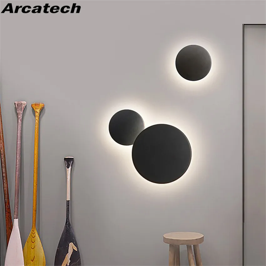 Indoor Round LED Wall Lamp Living Room Decoration Wall Light Aluminum Home Lighting Fixture Loft Stair Light AC90-260V NR-138
Indoor Round LED Wall Lamp Living Room Decoration Wall Light Aluminum Home Lighting Fixture Loft Stair Light AC90-260V NR-138