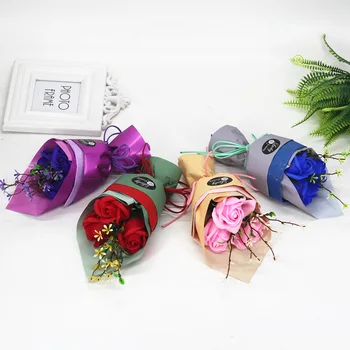 European Style Soap Rose Artificial Flower Bouquet Handmade Bride Holding Flower Bridal Bride Bouquets For Wedding Decoration
European Style Soap Rose Artificial Flower Bouquet Handmade Bride Holding Flower Bridal Bride Bouquets For Wedding Decoration