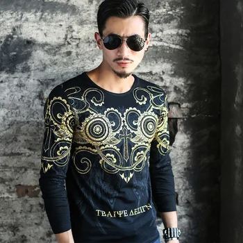 T-Shirt Men 2018 Spring Summer New Long Sleeve O-Neck Printed Clothing Chinese Style Cotton Tees Tops 3036
T-Shirt Men 2018 Spring Summer New Long Sleeve O-Neck Printed Clothing Chinese Style Cotton Tees Tops 3036