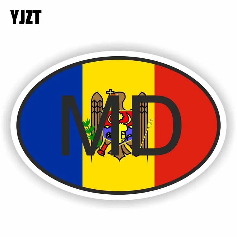 YJZT 13.8CM*9.2CM Funny MD MOLDOVA Country Code Personality Windows Car Sticker PVC Decal 6-0265
YJZT 13.8CM*9.2CM Funny MD MOLDOVA Country Code Personality Windows Car Sticker PVC Decal 6-0265