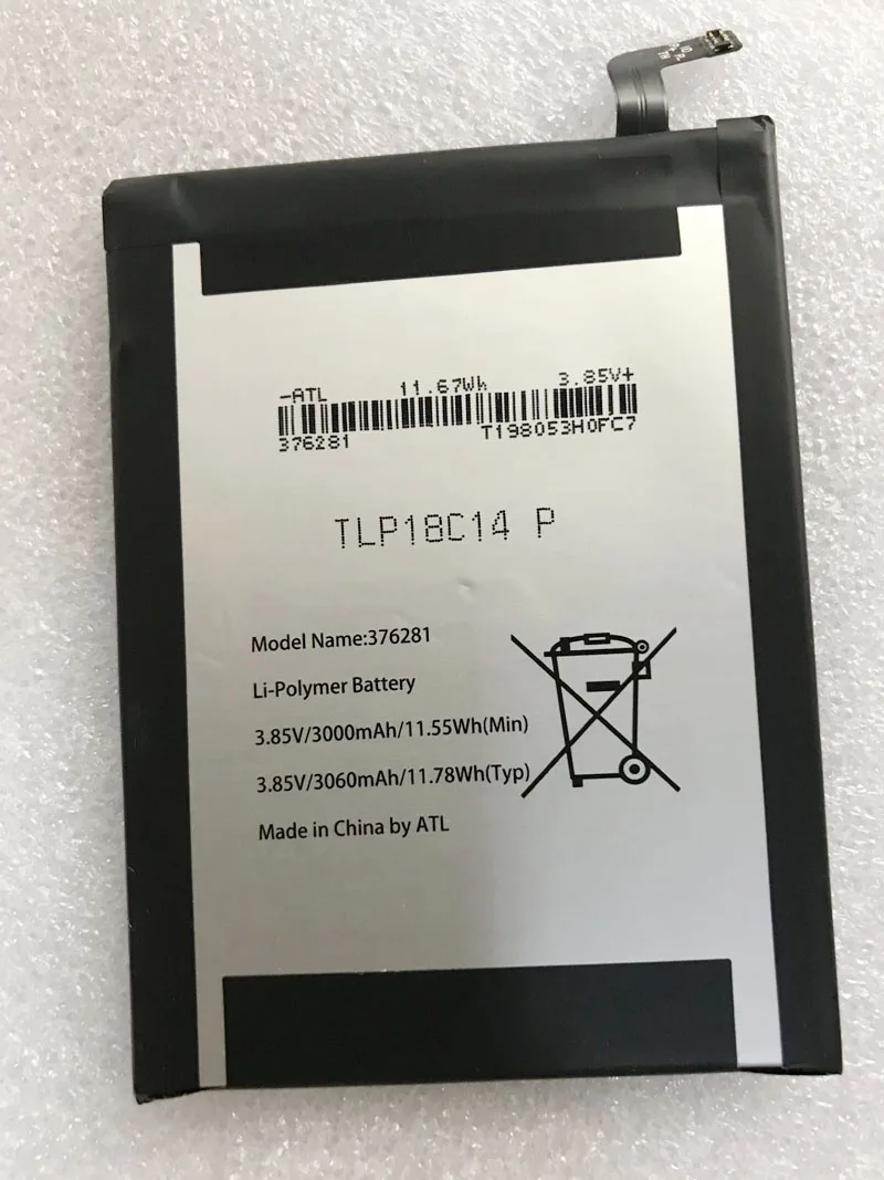 GeLar 3.85V 3000mAh TLP18C14P replacement battery for 376281 Mobile Phone battery
GeLar 3.85V 3000mAh TLP18C14P replacement battery for 376281 Mobile Phone battery