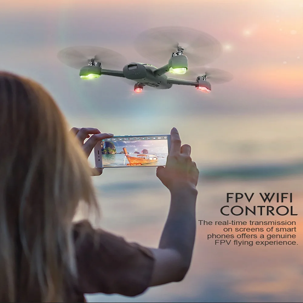 New Altitude hold Drone 720P WIFI Camera Selfie Quadcopter Rc Helicopter GPS Positioning Selfie tour must-have
New Altitude hold Drone 720P WIFI Camera Selfie Quadcopter Rc Helicopter GPS Positioning Selfie tour must-have