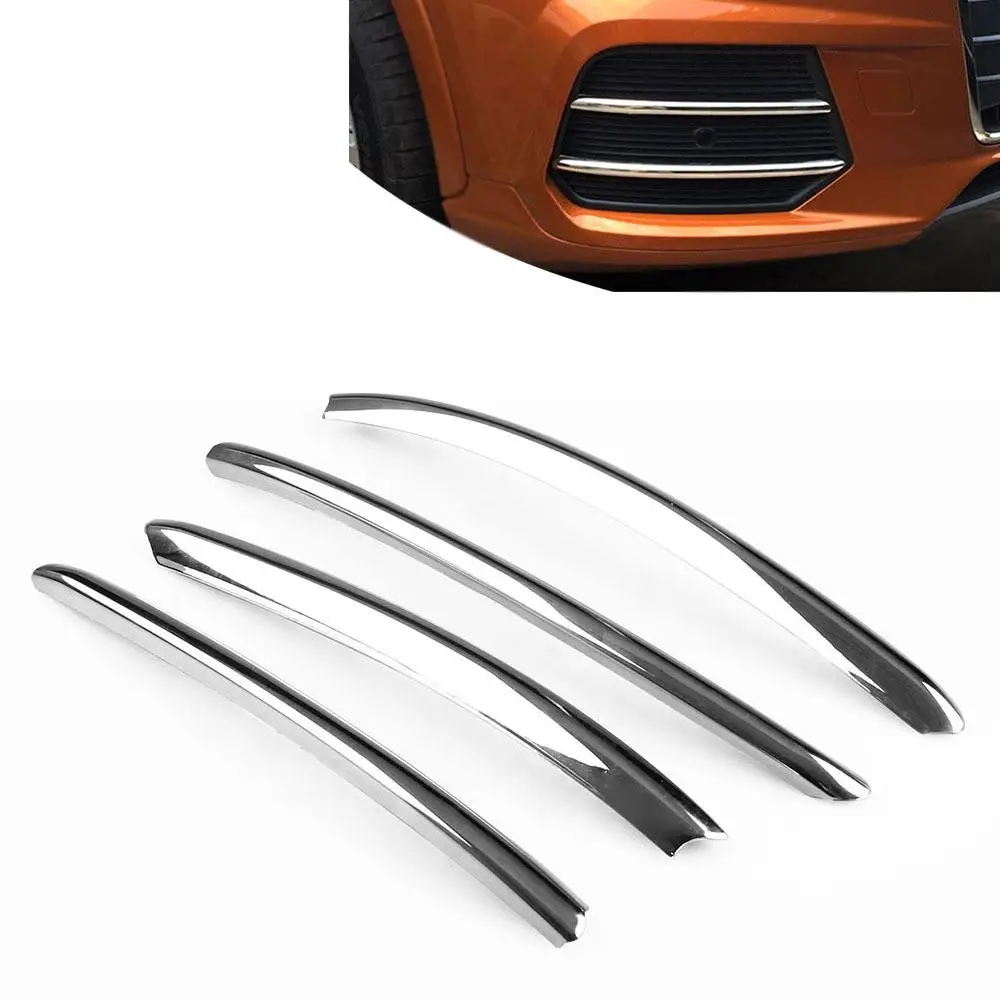 LumiParty Chrome Styling Car Front Fog Lamp Decorative Trim Strip 4pcs for Audi Q3 2016-2017 Exterior Accessories r30
LumiParty Chrome Styling Car Front Fog Lamp Decorative Trim Strip 4pcs for Audi Q3 2016-2017 Exterior Accessories r30