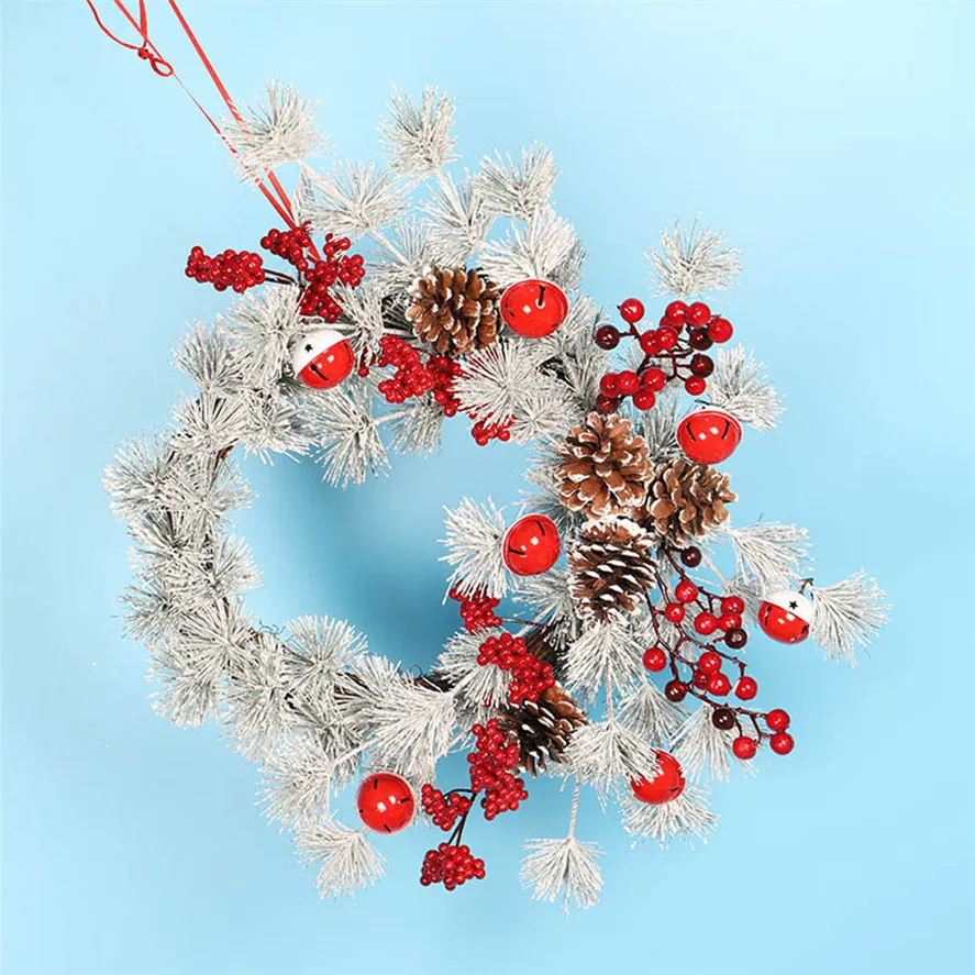 New Christmas Wreath 55CM 1PC Xmas Window Decoration Door Bell Pine Cone Garland Red Fruit Christmas Decoration Best Gift 30
New Christmas Wreath 55CM 1PC Xmas Window Decoration Door Bell Pine Cone Garland Red Fruit Christmas Decoration Best Gift 30