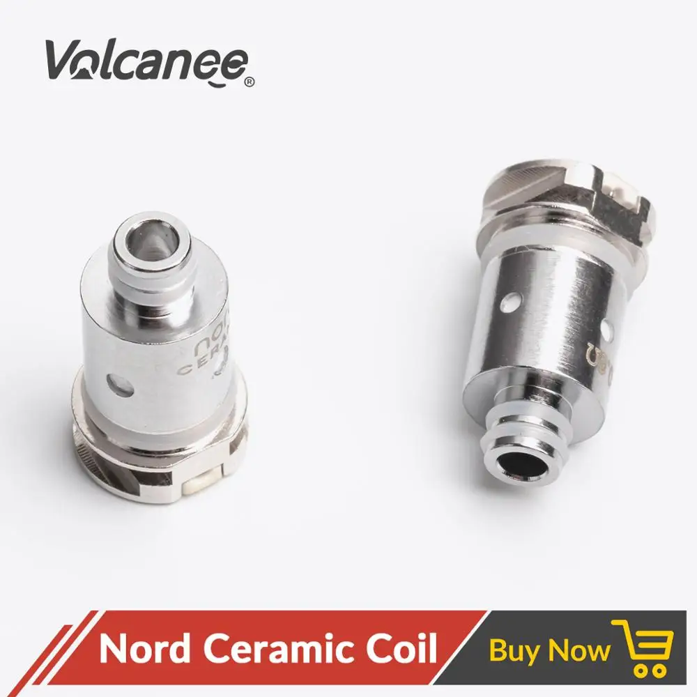 Volcanee Nord керамическая Сменная Головка Катушки 1.4ohm 0.6ohm сетчатая катушка Vape для Pod