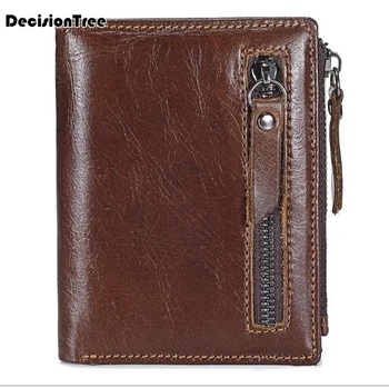 Hot Sale Crazy Horse Genuine Leather Men Wallet Card Holder Short Male Clutch Money Bag Mini Solid Coin Purse Vintage Wallet L86
Hot Sale Crazy Horse Genuine Leather Men Wallet Card Holder Short Male Clutch Money Bag Mini Solid Coin Purse Vintage Wallet L86