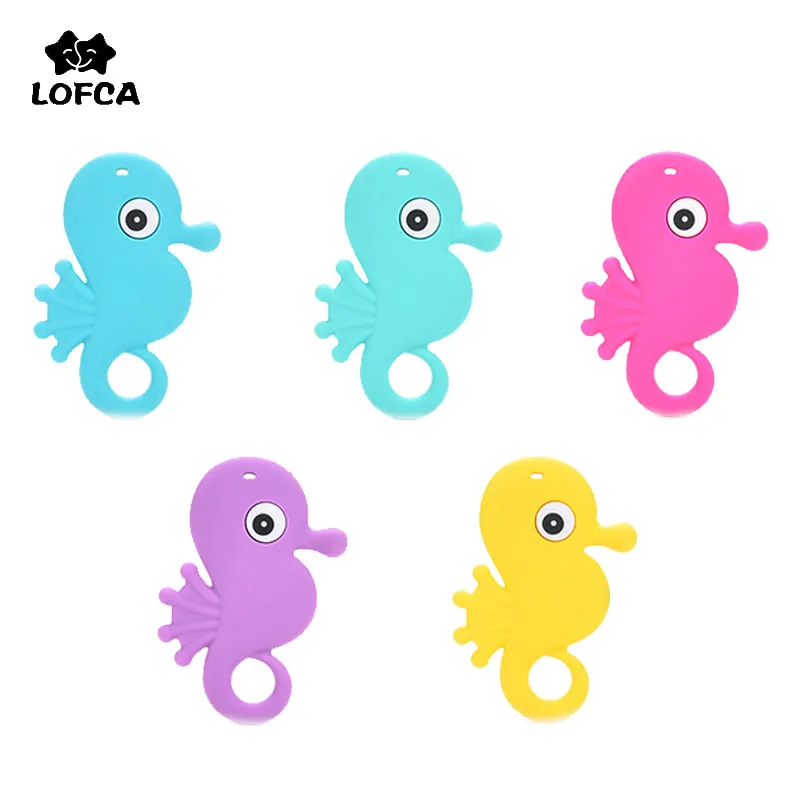 LOFCA Silicone Seahorse Baby Teether Teething Necklace Pendant BPA Free Food Grade Silicone Baby Teething Toys Gift Accessories
LOFCA Silicone Seahorse Baby Teether Teething Necklace Pendant BPA Free Food Grade Silicone Baby Teething Toys Gift Accessories