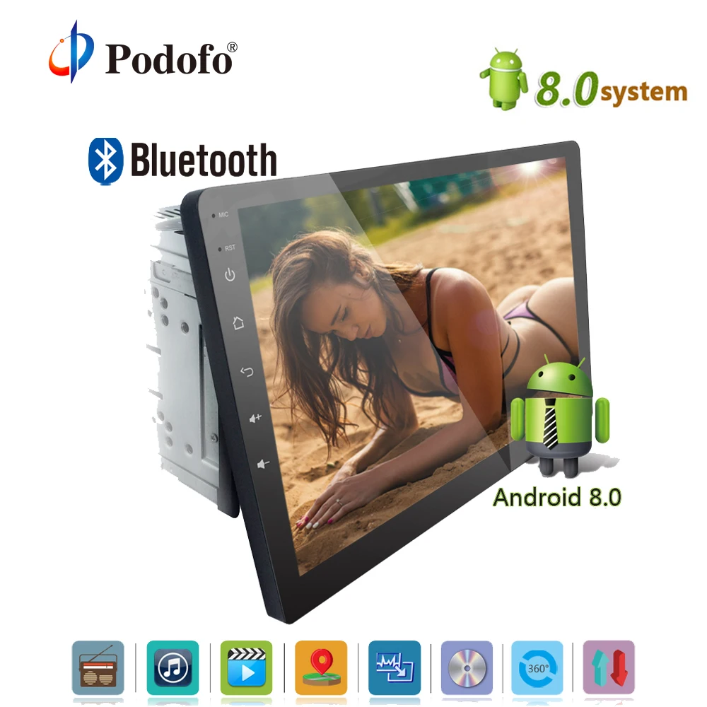 Podofo 2 din Android Car Radio GPS Navigation 10" Touch Screen Universal Audio Car Stereo DVD Player Support Mirror Link 3G Wifi
Podofo 2 din Android Car Radio GPS Navigation 10" Touch Screen Universal Audio Car Stereo DVD Player Support Mirror Link 3G Wifi