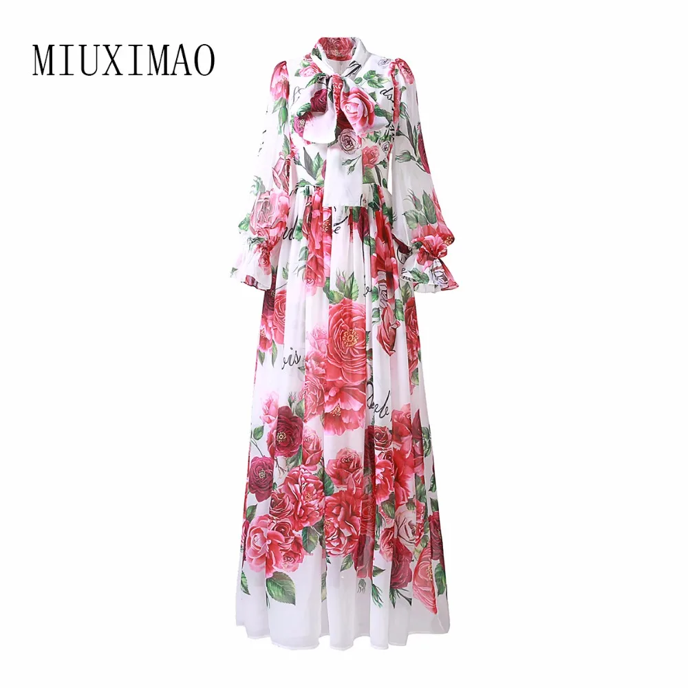 Custom Plus Size Maxi Dress 2018 Spring Latest Fashion A-Line Bow Puff Sleeve Rose Print Elegant Floor-Length Long Dress Women
Custom Plus Size Maxi Dress 2018 Spring Latest Fashion A-Line Bow Puff Sleeve Rose Print Elegant Floor-Length Long Dress Women
