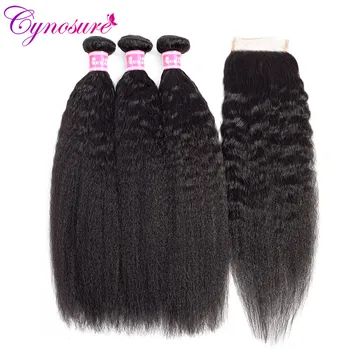 Cynosure Kinky Straight Bundles with Closure Remy Human Hair 3 Bundles with Closure Brazilian Kinky Straight Hair With Closure
Cynosure Kinky Straight Bundles with Closure Remy Human Hair 3 Bundles with Closure Brazilian Kinky Straight Hair With Closure