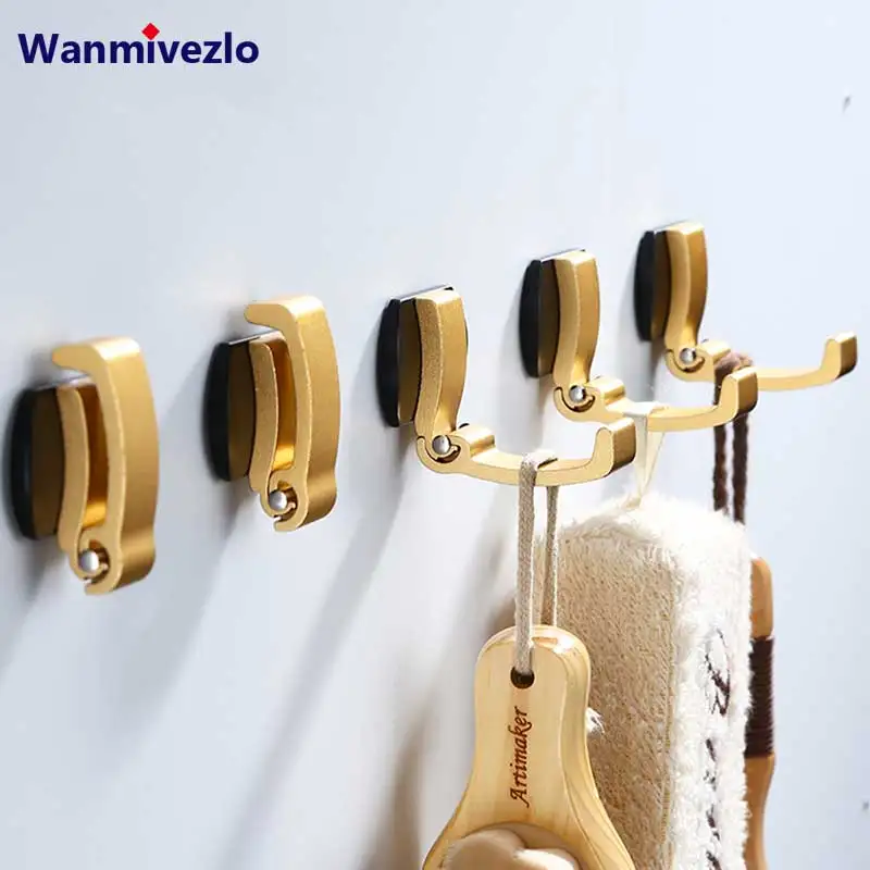 Folding Robe Hooks Wall Hanging Hook Adhesive Clothes Display Racks Hook Coat Hanger Cap Room Show Wall Bag Keys Square Holder
Folding Robe Hooks Wall Hanging Hook Adhesive Clothes Display Racks Hook Coat Hanger Cap Room Show Wall Bag Keys Square Holder