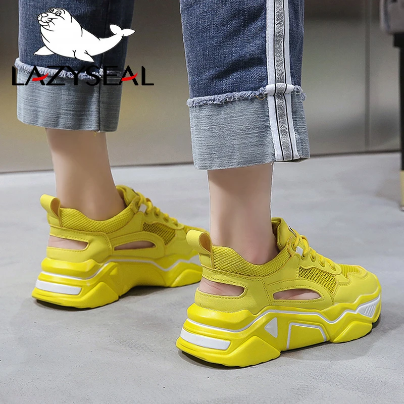 LazySeal Hollow Air Mesh Ankle Boots Shoes For Women Summer New Height Increasing Lace-up Ladies Shoes Platform Woman Sneakers
LazySeal Hollow Air Mesh Ankle Boots Shoes For Women Summer New Height Increasing Lace-up Ladies Shoes Platform Woman Sneakers