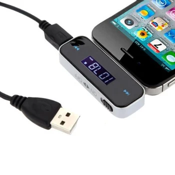 3.5mm In-car Wireless FM Transmitter Radio Adapter for iPhone ipod Samsung Galaxsy S4 S3 HTC One M7
3.5mm In-car Wireless FM Transmitter Radio Adapter for iPhone ipod Samsung Galaxsy S4 S3 HTC One M7