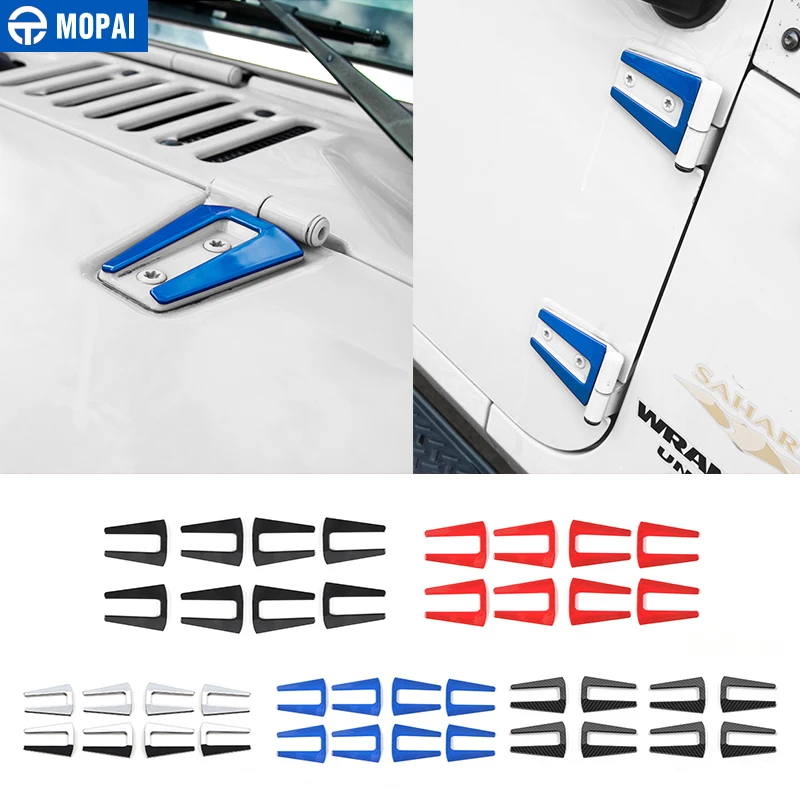 MOPAI ABS Car Exterior Door Hinge Cover Trim And Engine Hood Hinge Cover for Jeep Wrangler 2007 Up Car Styling
MOPAI ABS Car Exterior Door Hinge Cover Trim And Engine Hood Hinge Cover for Jeep Wrangler 2007 Up Car Styling