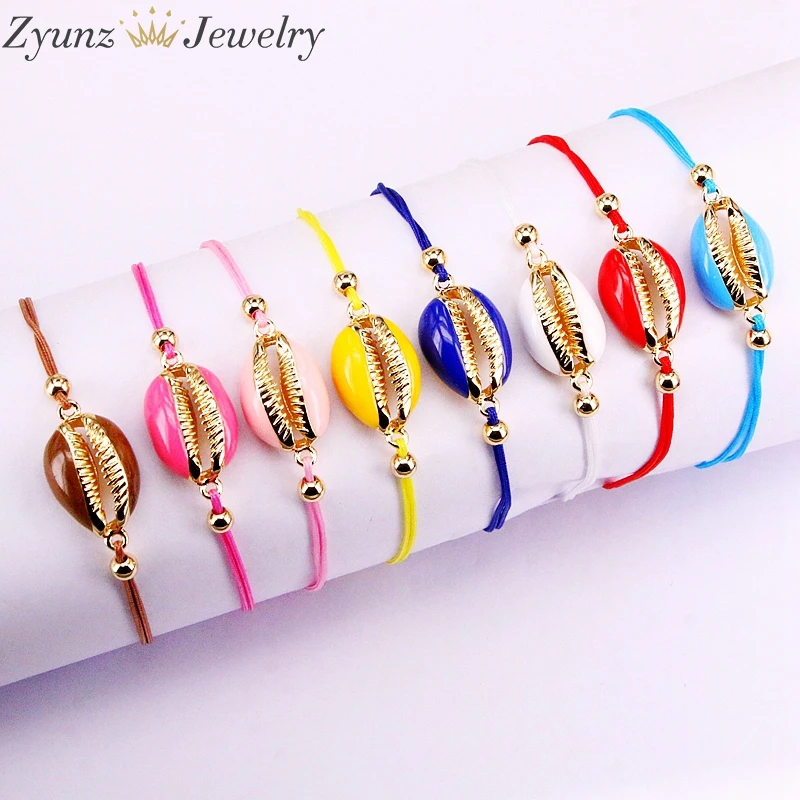 10PCS Mix color Fashion Wholesale genuine cowrie sea shell macrame cord bracelet in adjustable
10PCS Mix color Fashion Wholesale genuine cowrie sea shell macrame cord bracelet in adjustable