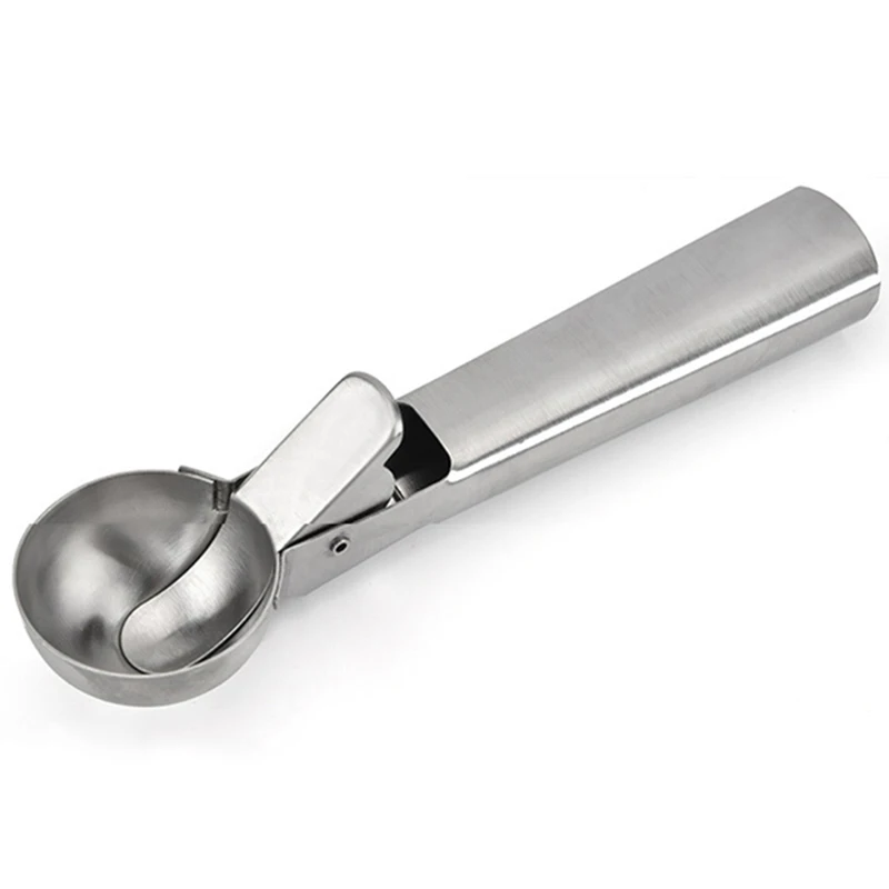 Stainless Steel Ice Cream Scoop Ice Ball Maker Frozen Yogurt Cookie Dough Meat Balls Rice Dishes Ice Cream Spoon Tools
Stainless Steel Ice Cream Scoop Ice Ball Maker Frozen Yogurt Cookie Dough Meat Balls Rice Dishes Ice Cream Spoon Tools