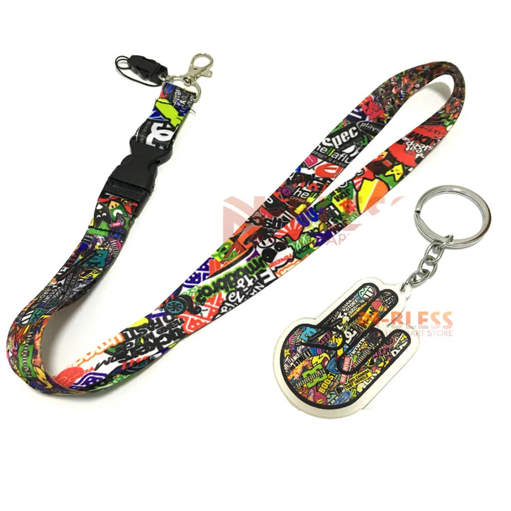 Graffiti JDM Lanyard For Key/Phone Card/Badge Holder JDM Logo Keychain Neck Strap with Detachable for honda
Graffiti JDM Lanyard For Key/Phone Card/Badge Holder JDM Logo Keychain Neck Strap with Detachable for honda