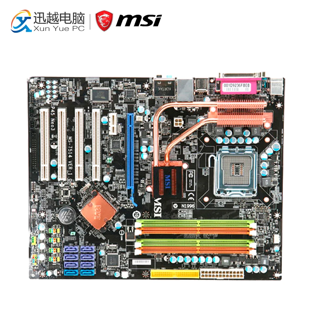 MSI P45 NEO3-FR Desktop Motherboard P45 Socket LGA 775 DDR2 16G SATA2 USB2.0 ATX
MSI P45 NEO3-FR Desktop Motherboard P45 Socket LGA 775 DDR2 16G SATA2 USB2.0 ATX