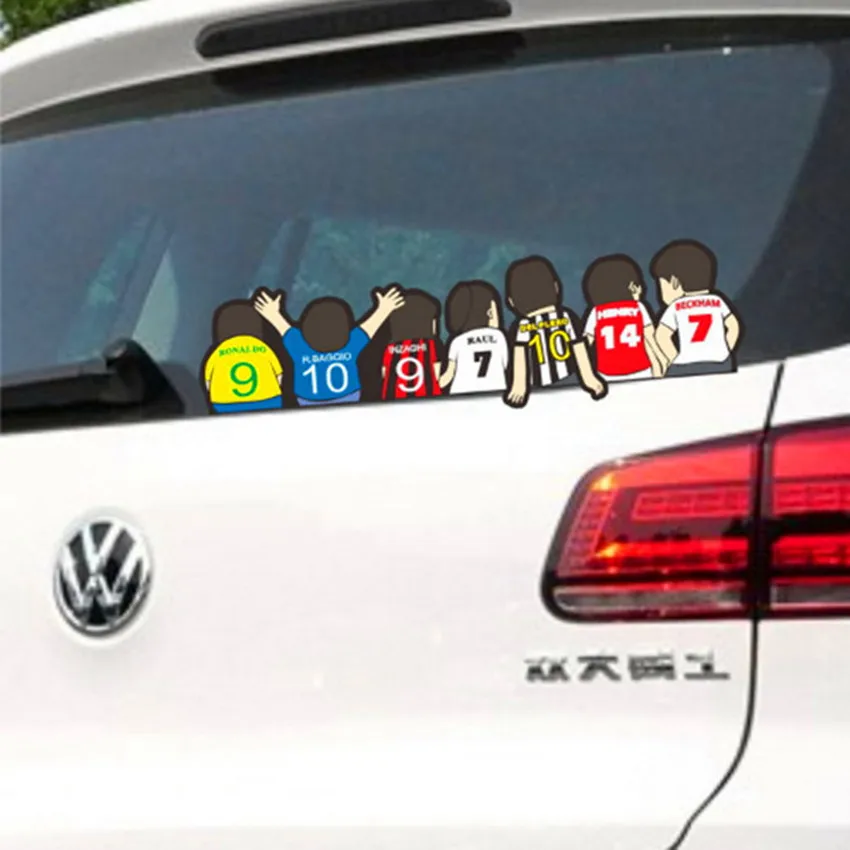 New Car Sticker Soccer Decal Styling Football Player Star Champion Beckham Ronai.do R.BAGGIO INZAGHI RAUL DELPLERO HENRY
New Car Sticker Soccer Decal Styling Football Player Star Champion Beckham Ronai.do R.BAGGIO INZAGHI RAUL DELPLERO HENRY