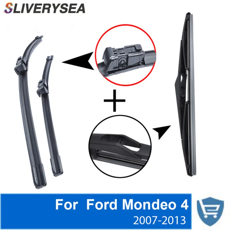 SLIVERYSEA Front and Rear Wiper Blade no Arm For Ford Mondeo 4 Estate 2007-2013 High quality Natural Rubber windscreen 26''+19''
SLIVERYSEA Front and Rear Wiper Blade no Arm For Ford Mondeo 4 Estate 2007-2013 High quality Natural Rubber windscreen 26''+19''