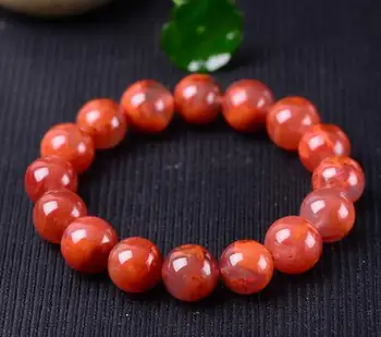 free shipping 12mm Pure natural ore South red agate bracelet stone polished ice floating flame red
free shipping 12mm Pure natural ore South red agate bracelet stone polished ice floating flame red