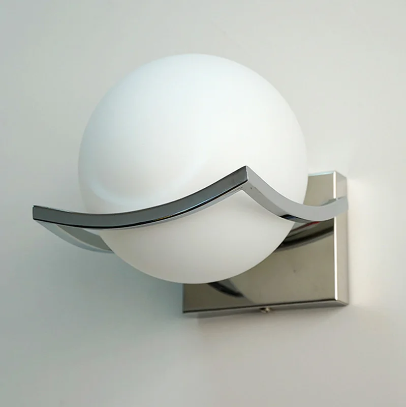 - Free Shipping Unique Creative Metal Glass Ball Wall Lamp Led Wall Lights for Passage Corridor Bedroom Bedside Lamp AC85-265V 27 | RadiantHomeLighting - Free Shipping Unique Creative Metal Glass Ball Wall Lamp Led Wall Lights for Passage Corridor Bedroom Bedside Lamp AC85-265V | RadiantHomeLighting