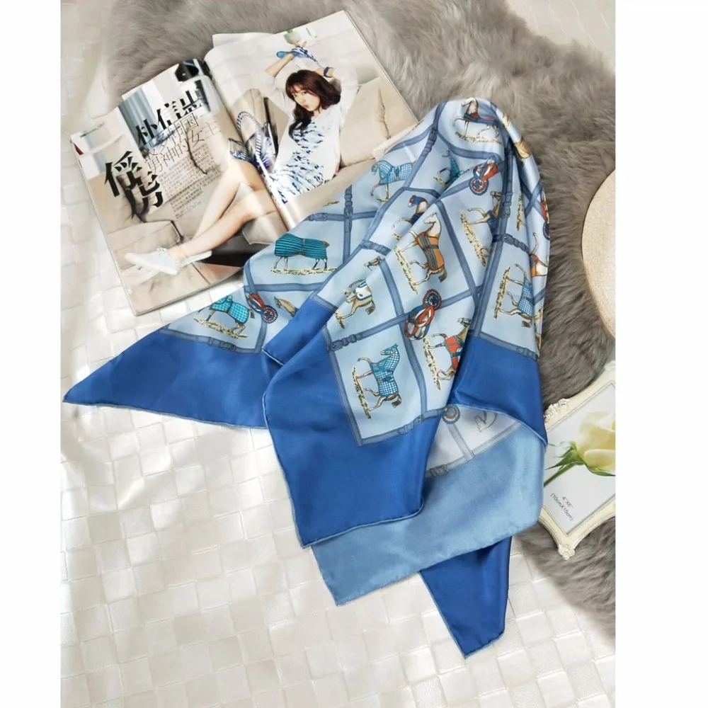 High Quality 100% Silk Twill Scarf Head Scarves for Hair Wrapping Printed Square Silk Scarf Shawl Wraps Hijab Foulard 88x88cm
High Quality 100% Silk Twill Scarf Head Scarves for Hair Wrapping Printed Square Silk Scarf Shawl Wraps Hijab Foulard 88x88cm