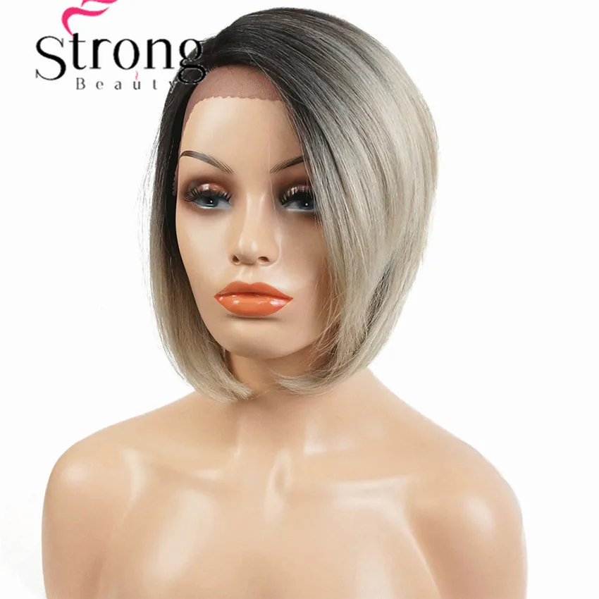StrongBeauty Bob Lace Front Wig with L Part Lace Wig Ombre Blonde Black Root Hand tied Invisible Synthetic Straight Wigs
StrongBeauty Bob Lace Front Wig with L Part Lace Wig Ombre Blonde Black Root Hand tied Invisible Synthetic Straight Wigs