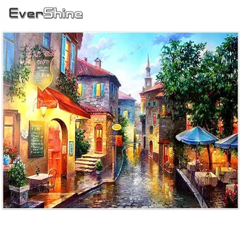 EverShine DIY Full Square Diamond Painting Scenery Pictures Of Rhinestones Street View Diamond Mosaic Cross Stitch Home Decor
EverShine DIY Full Square Diamond Painting Scenery Pictures Of Rhinestones Street View Diamond Mosaic Cross Stitch Home Decor