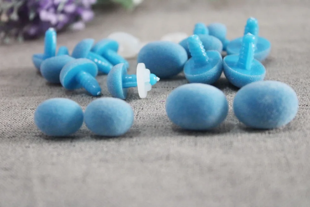 13x17mm/15x22mm Oval shape blue color flocking toy nose safety toy nose + hard washer for diy plush doll findings--30pcs/lot
13x17mm/15x22mm Oval shape blue color flocking toy nose safety toy nose + hard washer for diy plush doll findings--30pcs/lot
