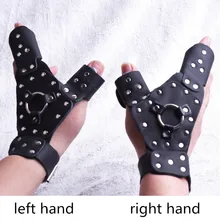 דיג Bracers חץ וקשת קשת דיג מגן יד הקלע בליסטרא מגן כפפות שמאל/ימין יד ירי חיצוני(China)