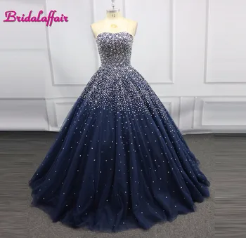 Navy Blue Luxury Beading Big Ball Gown Wedding Dress Photo Brilliant Pink Wedding Dresses 2018 Real Picture Gown Dress
Navy Blue Luxury Beading Big Ball Gown Wedding Dress Photo Brilliant Pink Wedding Dresses 2018 Real Picture Gown Dress