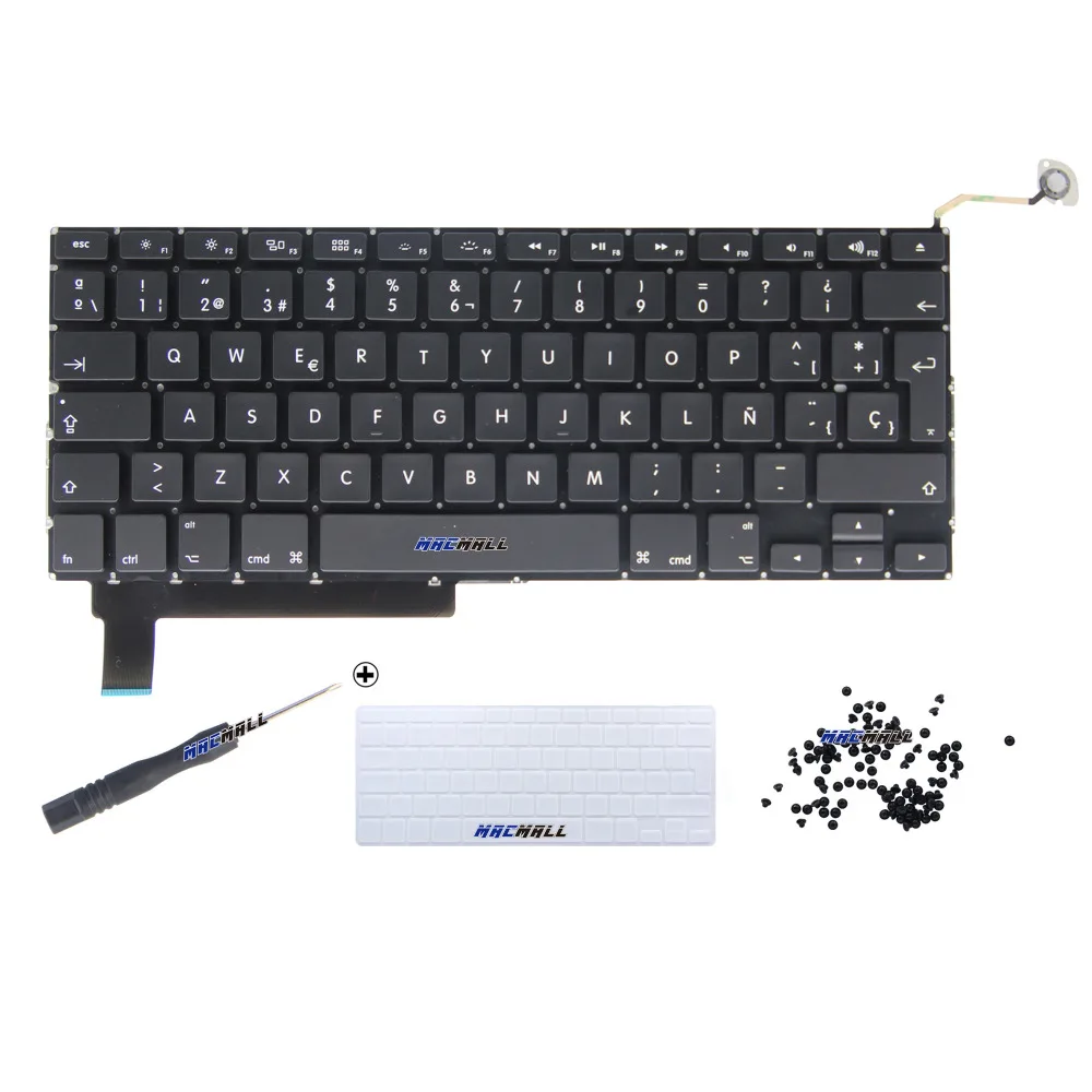 Новый A1286 испанский SPAIN SP ноутбук Teclado Клавиатура подходит к MacBook Pro 15 "Unibody MB985 MB986