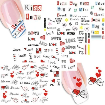 Nail Art Sticker Kiss love hug Nail Sticker Lovely Valentine Nails Stickers Water Decals Cartoon Letter Stickers For Nail 24Pcs
Nail Art Sticker Kiss love hug Nail Sticker Lovely Valentine Nails Stickers Water Decals Cartoon Letter Stickers For Nail 24Pcs
