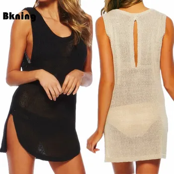 Bkning Knitting Women Black Tunics Beach Cover Up Dress Sexy Beachwear 2018 Kaftan Swimsuit Cover Ups Bathing Suit Dresses May
Bkning Knitting Women Black Tunics Beach Cover Up Dress Sexy Beachwear 2018 Kaftan Swimsuit Cover Ups Bathing Suit Dresses May