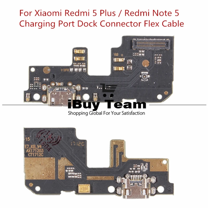 For Xiaomi Redmi 5 Plus Charging Port USB Dock Connector Flex Cable For Xiaomi Redmi Note 5 Charger Module Repair Spare Parts
For Xiaomi Redmi 5 Plus Charging Port USB Dock Connector Flex Cable For Xiaomi Redmi Note 5 Charger Module Repair Spare Parts