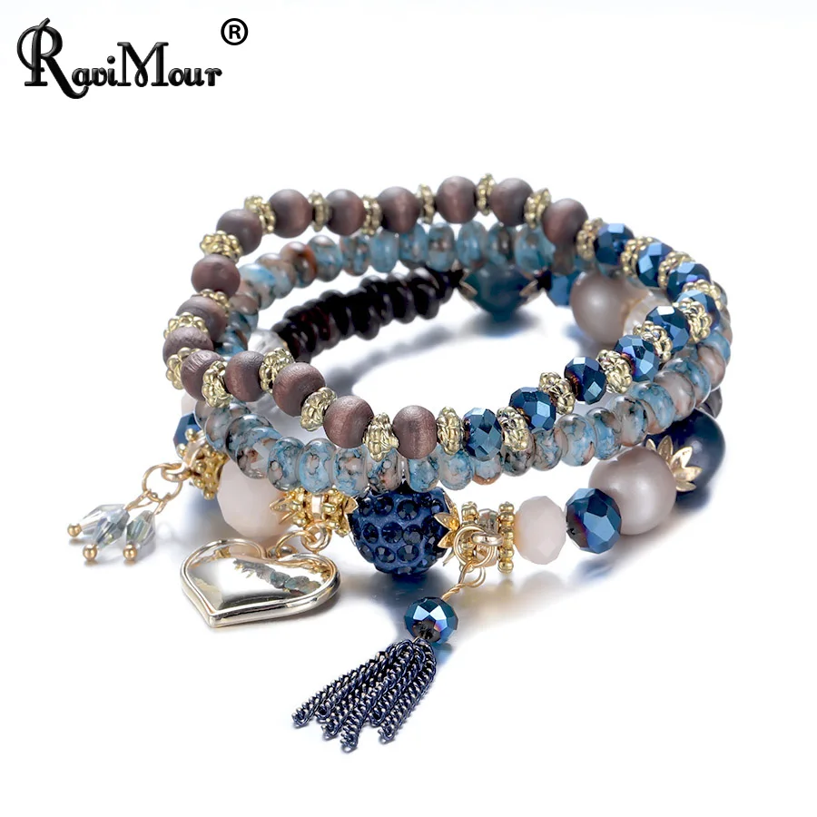 Crystal Beaded Charm Bracelets for Women Tassel Gold Heart Love Strand Bracelet Set Vintage Wood Elastic Armband Boho Jewelry
Crystal Beaded Charm Bracelets for Women Tassel Gold Heart Love Strand Bracelet Set Vintage Wood Elastic Armband Boho Jewelry