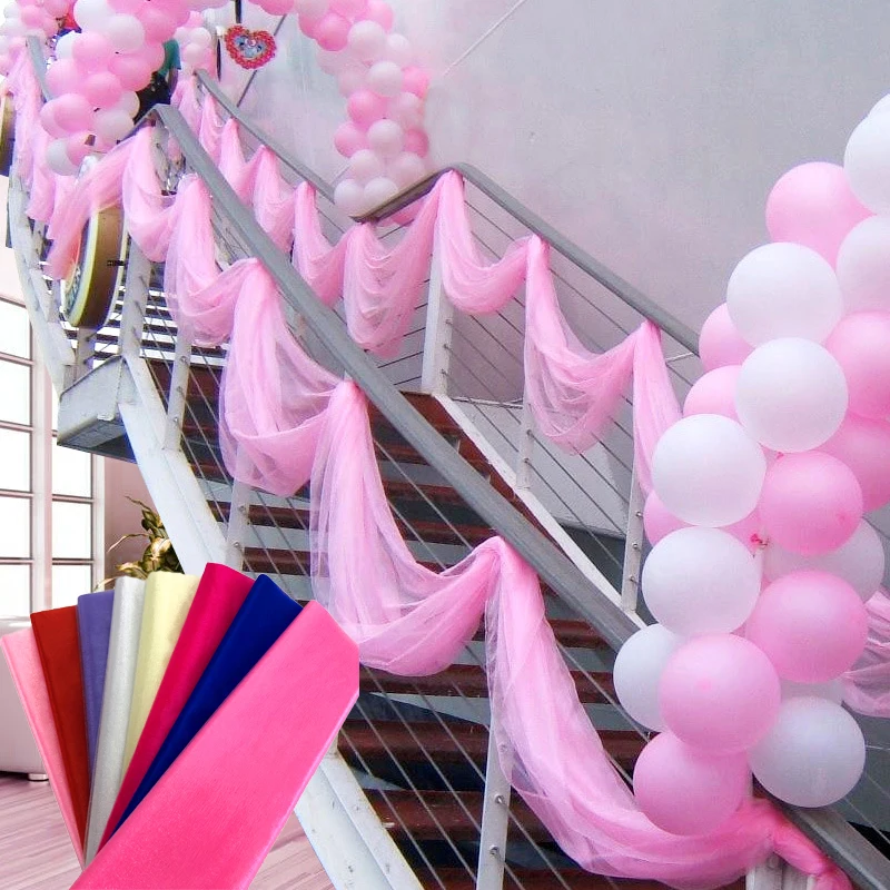 10m Yarn Tulle Roll Sheer Crystal Organza Fabric Birthday Event Party Supplies Wedding Decoration Baby Shower
10m Yarn Tulle Roll Sheer Crystal Organza Fabric Birthday Event Party Supplies Wedding Decoration Baby Shower
