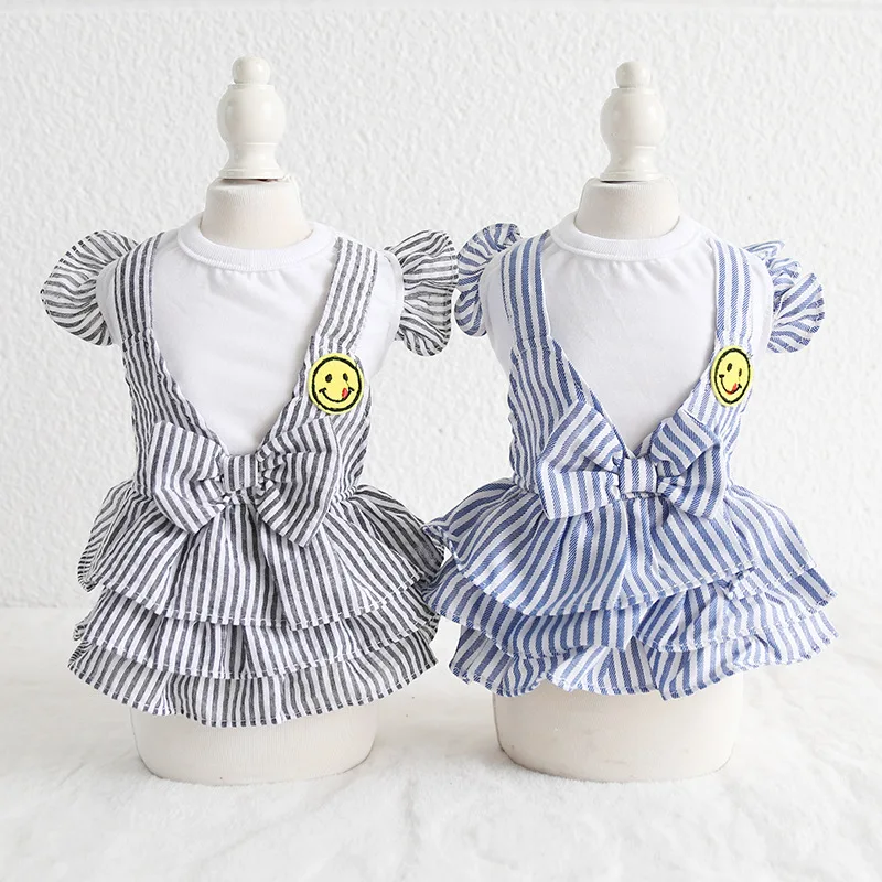 2019 Cool Fashion Dresses for Dogs Spring and Summer Pet Dress Smiley Strap Cake Skirt Dog New Clothes Striped Skirt
2019 Cool Fashion Dresses for Dogs Spring and Summer Pet Dress Smiley Strap Cake Skirt Dog New Clothes Striped Skirt