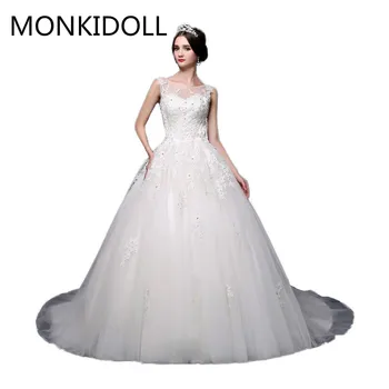 New arrival ball gown vintage cap sleeve lace wedding dress 2017 princess puffy beaded court train bride dress best selling
New arrival ball gown vintage cap sleeve lace wedding dress 2017 princess puffy beaded court train bride dress best selling