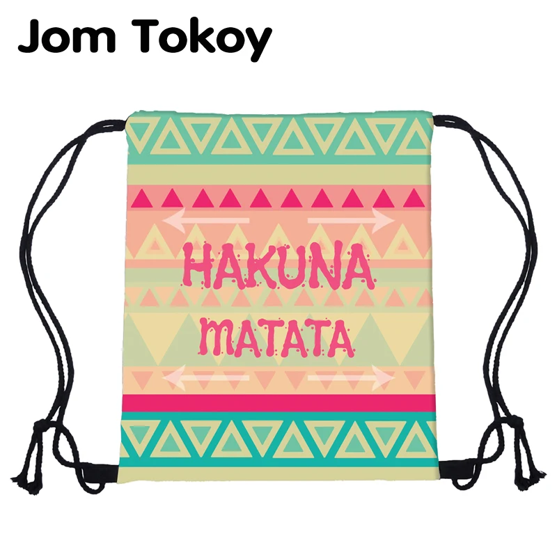 JomTokoy Fashion Women Backpack HAKUNAMATATA Pattern Printing Travel Softback Women Mochila Drawstring backpacks
JomTokoy Fashion Women Backpack HAKUNAMATATA Pattern Printing Travel Softback Women Mochila Drawstring backpacks