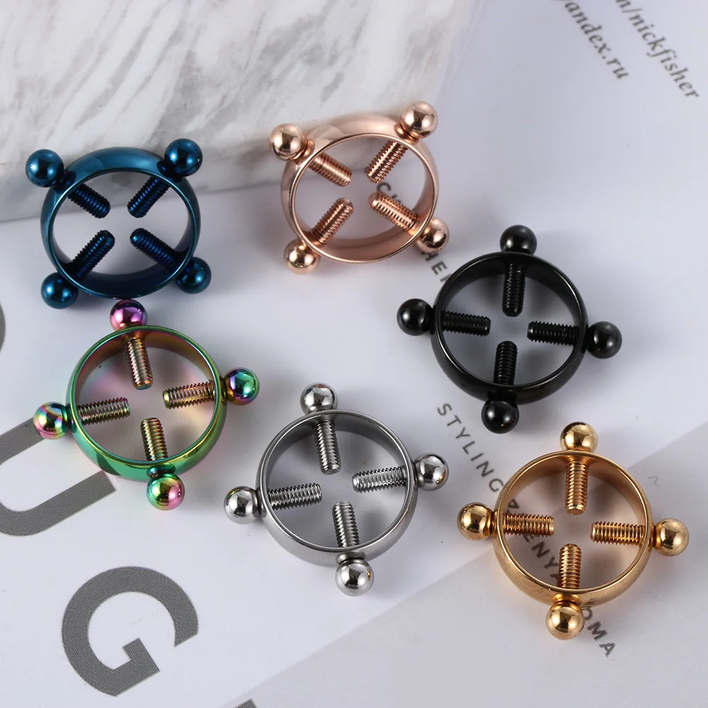 1 Pair Round Non-Piercing Nipple Ring Shield Body Piercing Jewelry Sexy Nickel-free Fake Piercing 316L Surgical Steel
1 Pair Round Non-Piercing Nipple Ring Shield Body Piercing Jewelry Sexy Nickel-free Fake Piercing 316L Surgical Steel