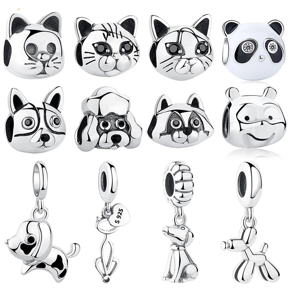 925 Sterling Silver Charm Beads Panda Dolphin Cat Dog Animal Bead Fit Original Pandora Charm Bracelet DIY Jewelry Christmas Gift
925 Sterling Silver Charm Beads Panda Dolphin Cat Dog Animal Bead Fit Original Pandora Charm Bracelet DIY Jewelry Christmas Gift