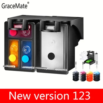 123XL New version from 2018 Refillable ink cartridge For HP Deskjet 2620 2630 2600 Officejet 5220 5230 5232 5252
123XL New version from 2018 Refillable ink cartridge For HP Deskjet 2620 2630 2600 Officejet 5220 5230 5232 5252