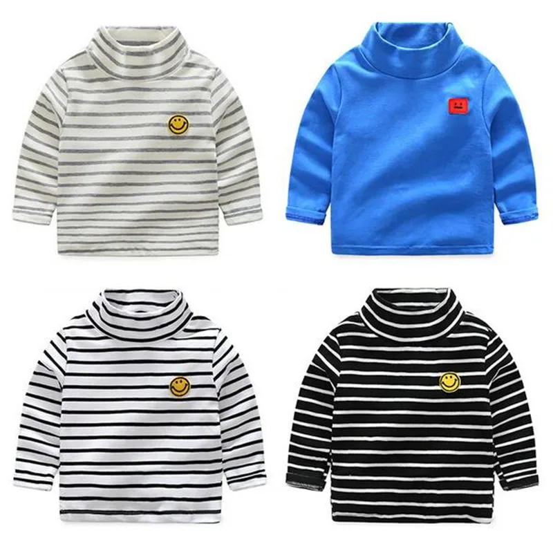 Autumn Winter Boys Sweaters Girls Turtleneck Striped Solid 15 Colors Full Sleeve Soft Sweater for Boy Basic T-Shirt 1-8 years
Autumn Winter Boys Sweaters Girls Turtleneck Striped Solid 15 Colors Full Sleeve Soft Sweater for Boy Basic T-Shirt 1-8 years