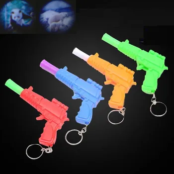Novelty LED Glowing Projector Toys Gun Keychains Kids Boy Girl Flashing Toy Favor Glow Party Concert Bar Toy Gift
Novelty LED Glowing Projector Toys Gun Keychains Kids Boy Girl Flashing Toy Favor Glow Party Concert Bar Toy Gift